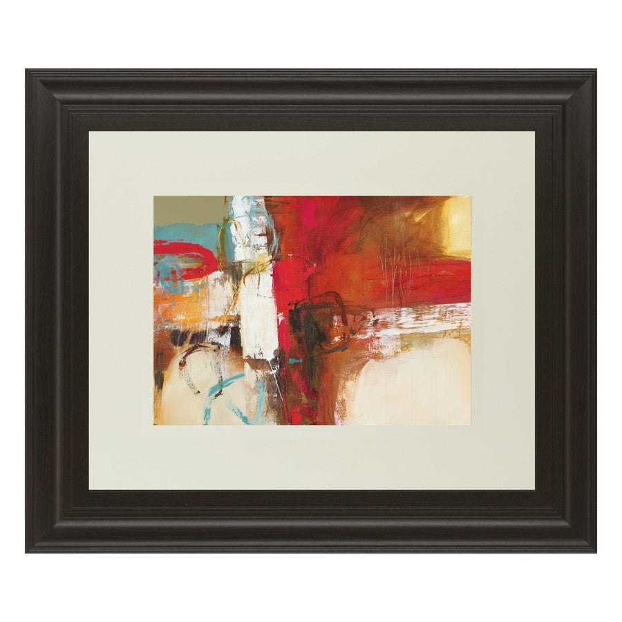 Classy Living Woven Energy Wall Art Double Mat 40"x34", Dark Chocolate