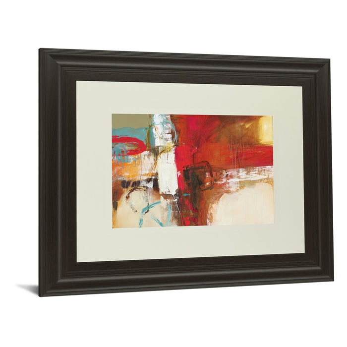 Classy Living Woven Energy Wall Art Double Mat 40"x34", Dark Chocolate