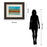 Classy Living Serene Horizon Wall Art Double Mat 40"x34", Cinnamon Mocha