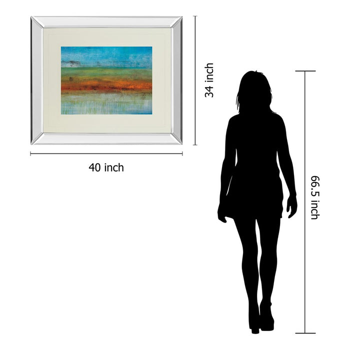 Classy Living Serene Horizon Wall Art 40"x34", Mirrored