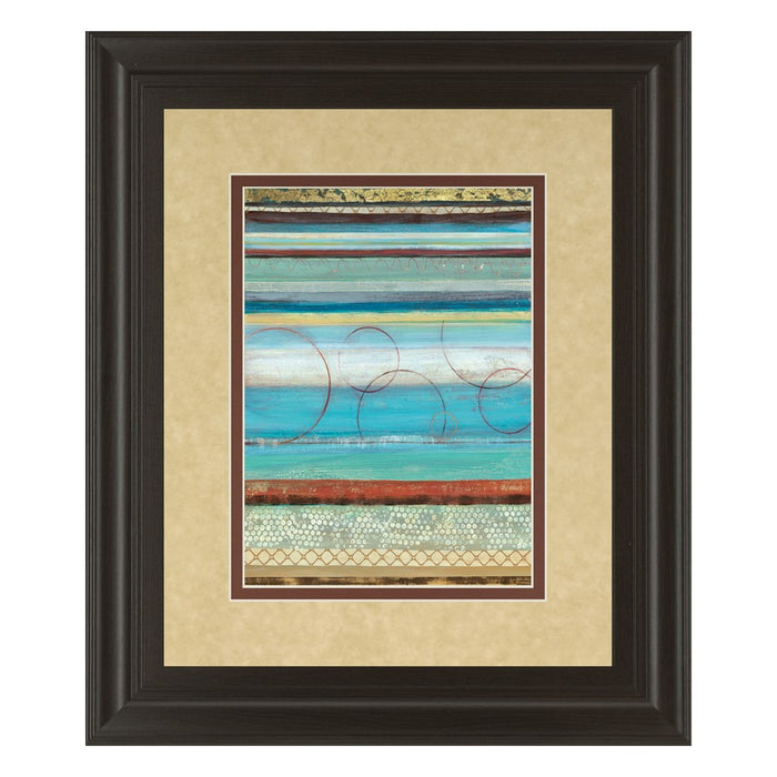 Classy Living Strata I Wall Art Double Mat 34"x40", Dark Chocolate