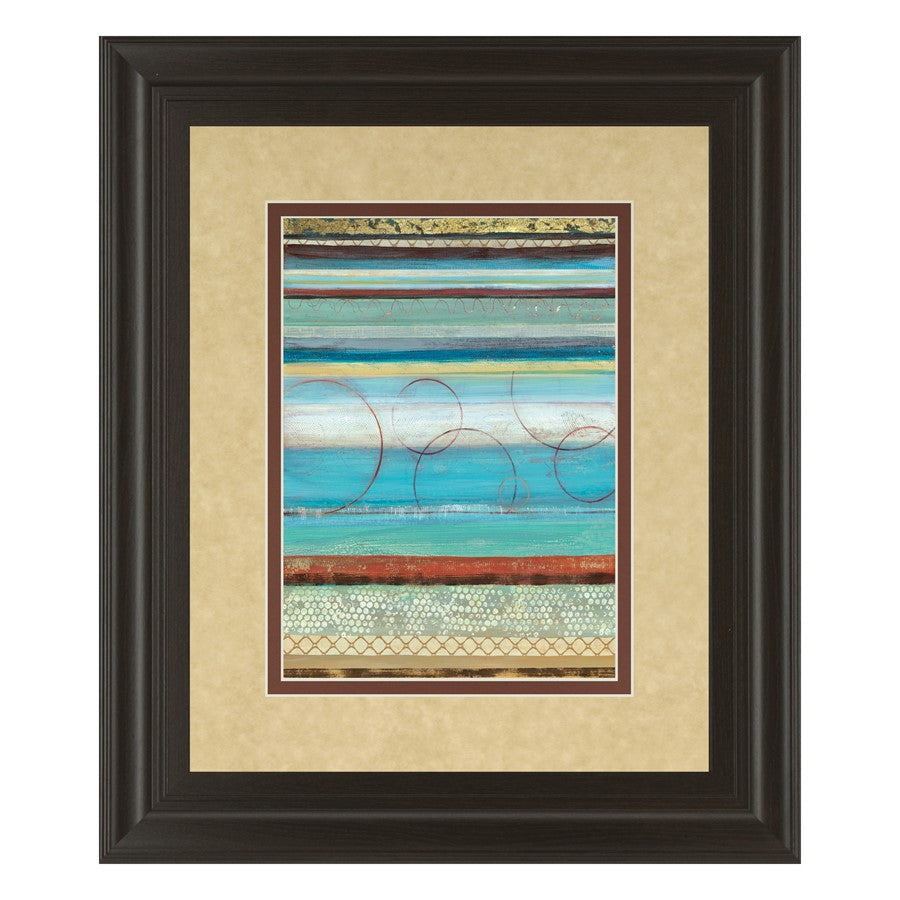 Classy Living Strata I Wall Art Double Mat 34"x40", Dark Chocolate