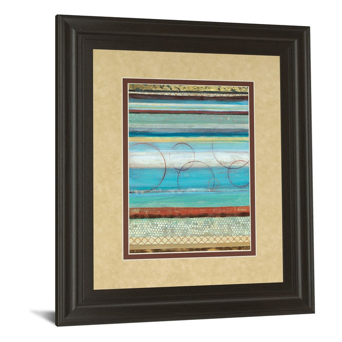 Classy Living Strata I Wall Art Double Mat 34"x40", Dark Chocolate