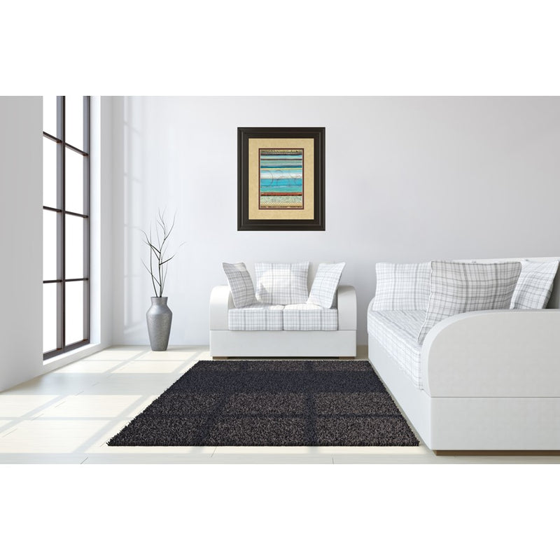 Classy Living Strata I Wall Art Double Mat 34"x40", Dark Chocolate