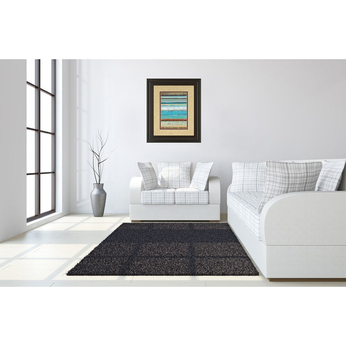 Classy Living Strata I Wall Art Double Mat 34"x40", Dark Chocolate