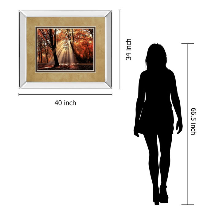 Classy Living Autumn Radiance Wall Art 40"x34", Mirrored