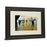 Classy Living Urban Rain Walk Wall Art Double Mat 40"x34", Chocolate