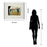 Classy Living Urban Rain Walk Wall Art 40"x34", Mirrored