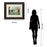 Classy Living Rainy City Stroll Wall Art Double Mat 40"x34", Chocolate