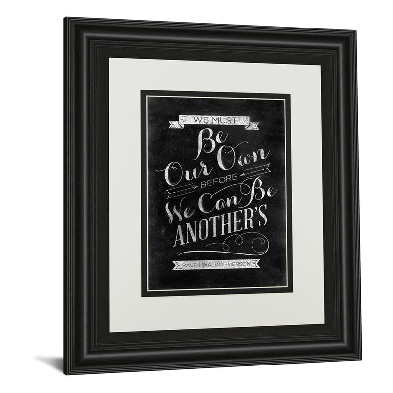 Classy Living Be Our Own Wall Art Double Mat 34"x40", Midnight Aura