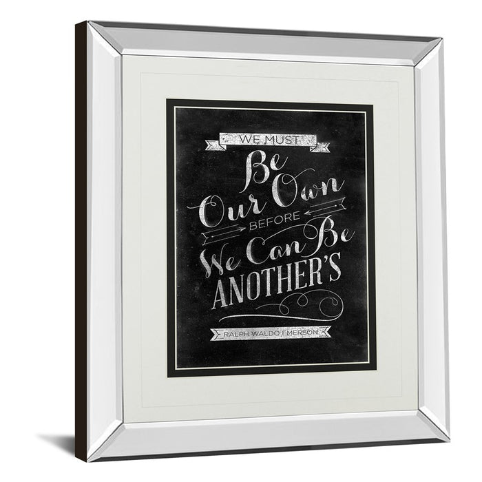 Classy Living Be Our Own Wall Art 34"x40", Mirrored