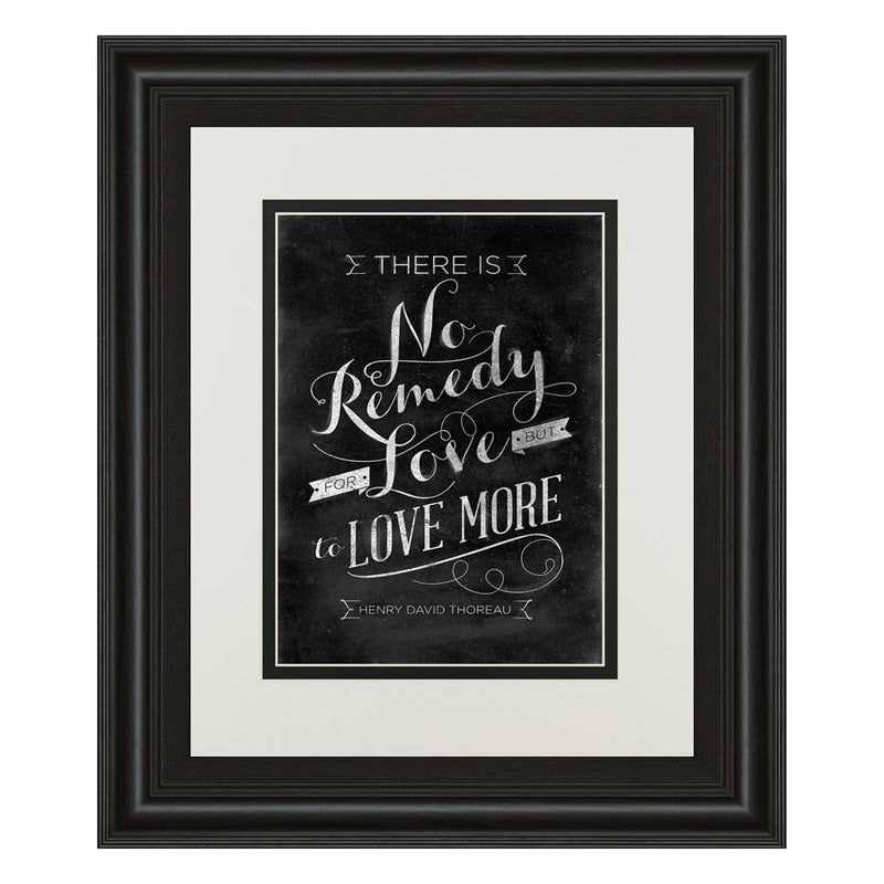 Classy Living No Remedy Wall Art Double Mat 34"x40", Midnight Aura Frame