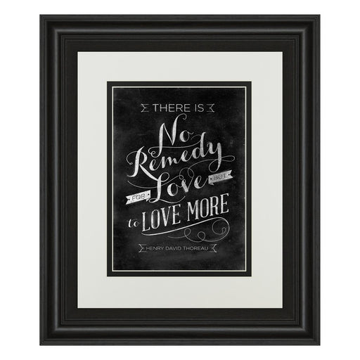 Classy Living No Remedy Wall Art Double Mat 34"x40", Midnight Aura Frame