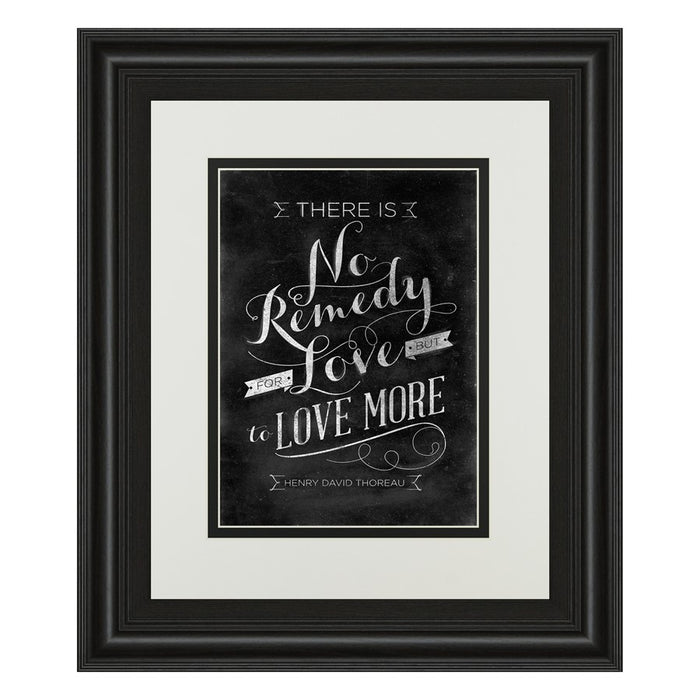 Classy Living No Remedy Wall Art Double Mat 34"x40", Midnight Aura Frame