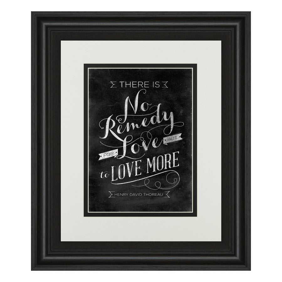 Classy Living No Remedy Wall Art Double Mat 34"x40", Midnight Aura Frame