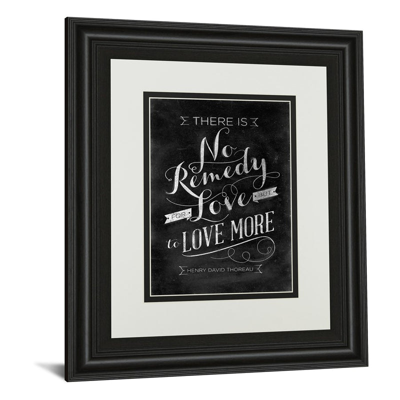 Classy Living No Remedy Wall Art Double Mat 34"x40", Midnight Aura Frame