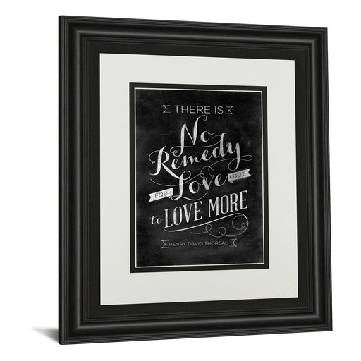 Classy Living No Remedy Wall Art Double Mat 34"x40", Midnight Aura Frame