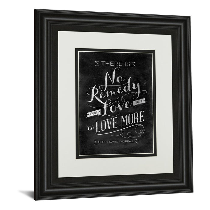 Classy Living No Remedy Wall Art Double Mat 34"x40", Midnight Aura Frame