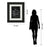Classy Living No Remedy Wall Art Double Mat 34"x40", Midnight Aura Frame