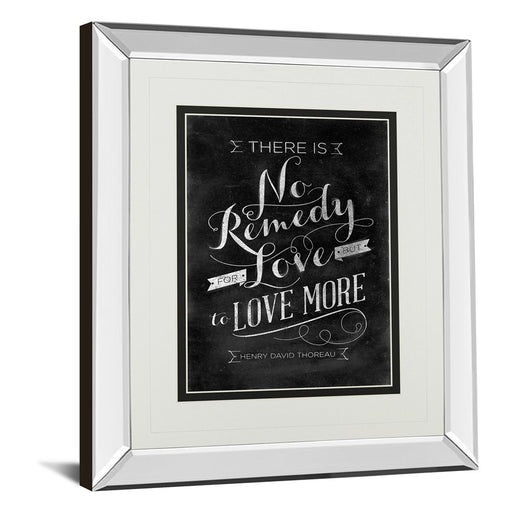 Classy Living No Remedy Wall Art 34"x40", Mirrored