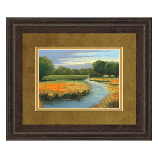 Classy Living California Orange Wall Art Dbl Mat 40"x34", Cinnamon - DM5404