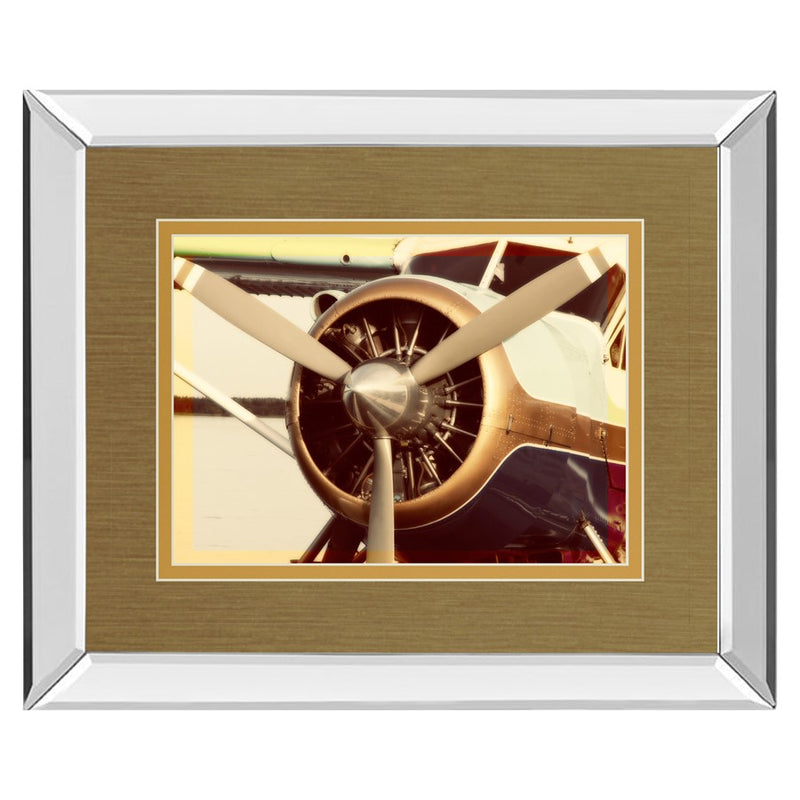 Classy Living Vintage Propeller Wall Art 40"x34", Mirrored