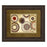 Classy Living Timeless Circles Wall Art 40"x34", Brown Frame