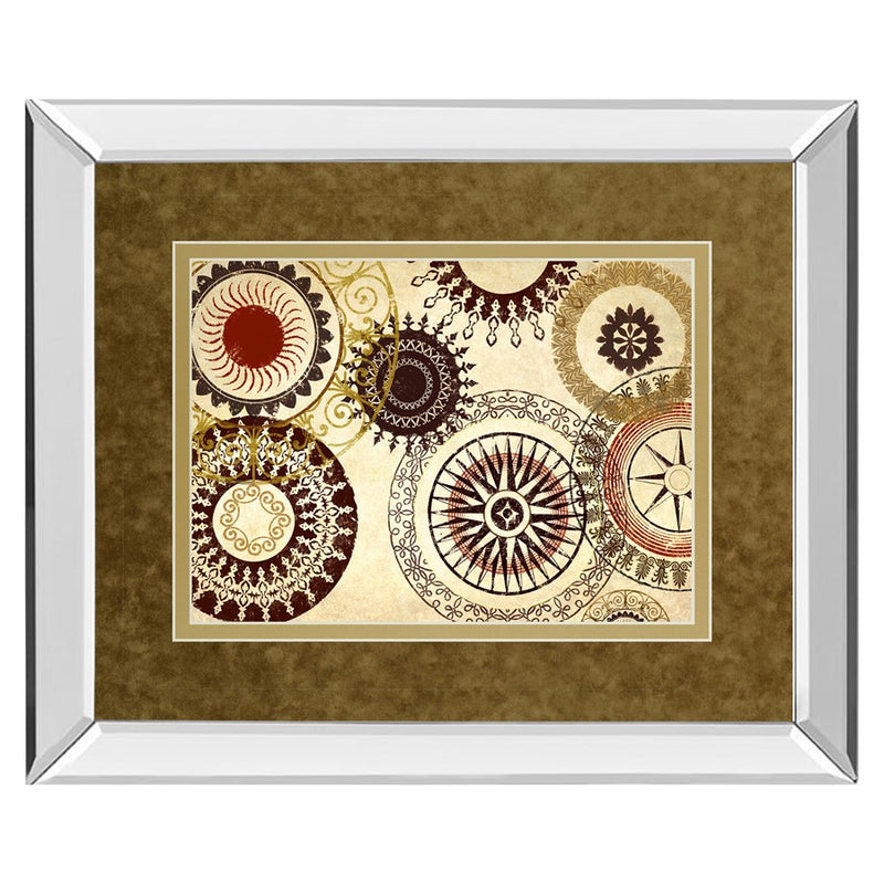 Classy Living Timeless Circles Wall Art 40"x34", Mirrored