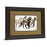 Classy Living Running Horses Wall Art Double Mat 40"x34", Chocolate