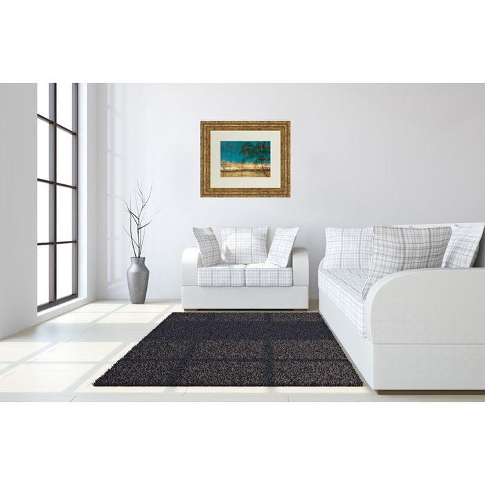 Classy Living Golden Shore Palm Wall Art Double Mat 40"x34", Gilded