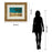 Classy Living Golden Shore Palm Wall Art Double Mat 40"x34", Gilded