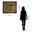 Classy Living Tropical Leaves Wall Art Double Mat 40"x34", Chocolate