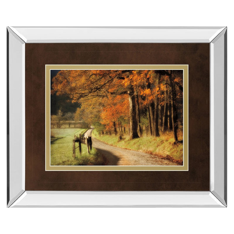 Classy Living Autumn Road Wall Art 40"x34", Mirrored