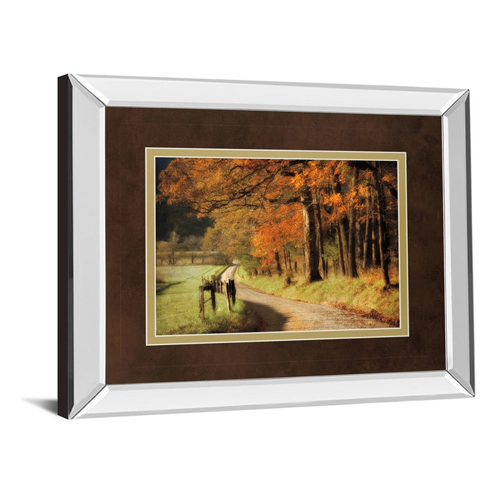 Classy Living Autumn Road Wall Art 40"x34", Mirrored