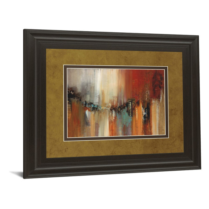 Classy Living Urban Rhythm Wall Art Double Mat 40"x34", Dark Chocolate
