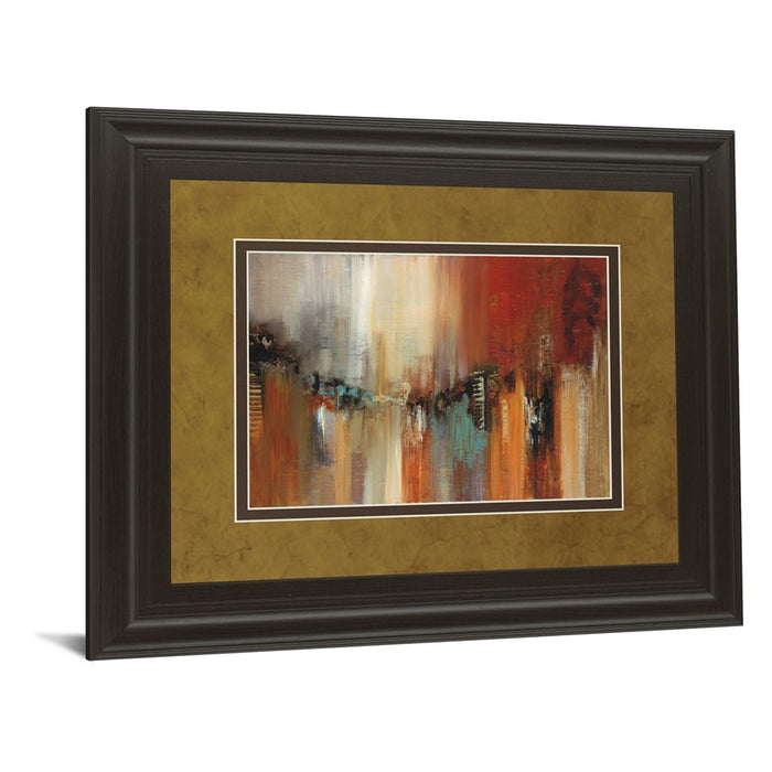 Classy Living Urban Rhythm Wall Art Double Mat 40"x34", Dark Chocolate