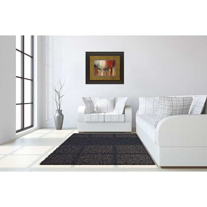 Classy Living Urban Rhythm Wall Art Double Mat 40"x34", Dark Chocolate