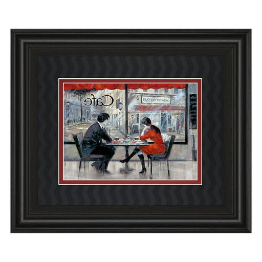 Classy Living Quiet Connection Wall Art Dbl Mat 40"x34", Midnight Aura - DM5453