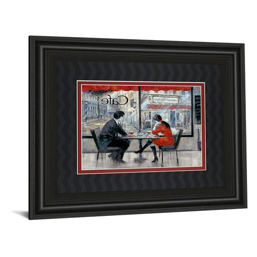 Classy Living Quiet Connection Wall Art Double Mat 40"x34", Midnight Aura