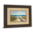 Classy Living Coastal Pathway Wall Art Double Mat 40"x34", Cinnamon Mocha