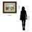 Classy Living Coastal Pathway Wall Art Double Mat 40"x34", Cinnamon Mocha