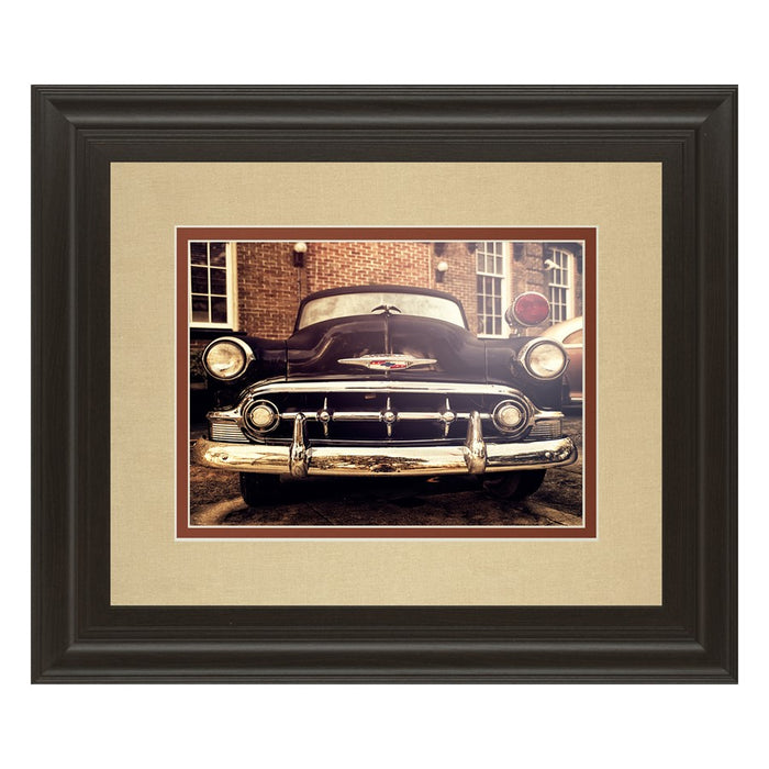 Classy Living Vintage Classic Ride Wall Art Dbl Mat 40"x34", Chocolate - DM5461