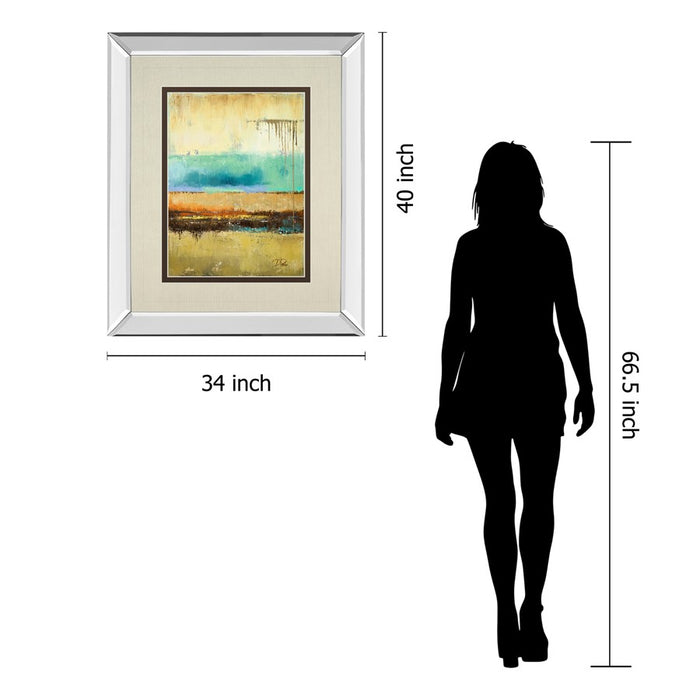 Classy Living Rain I Wall Art 34"x40", Mirrored