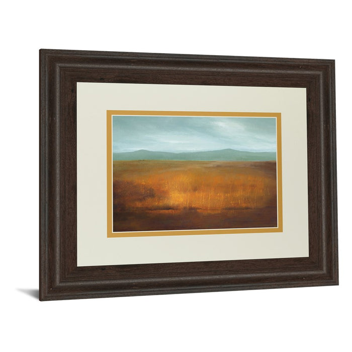 Classy Living Last Light Wall Art Double Mat 40"x34", Cinnamon Mocha