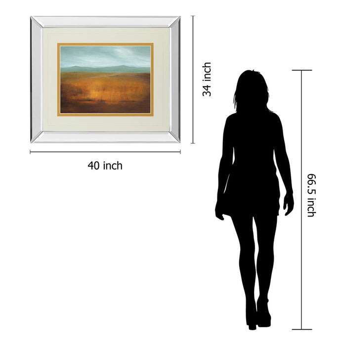 Classy Living Last Light Wall Art 40"x34", Mirrored