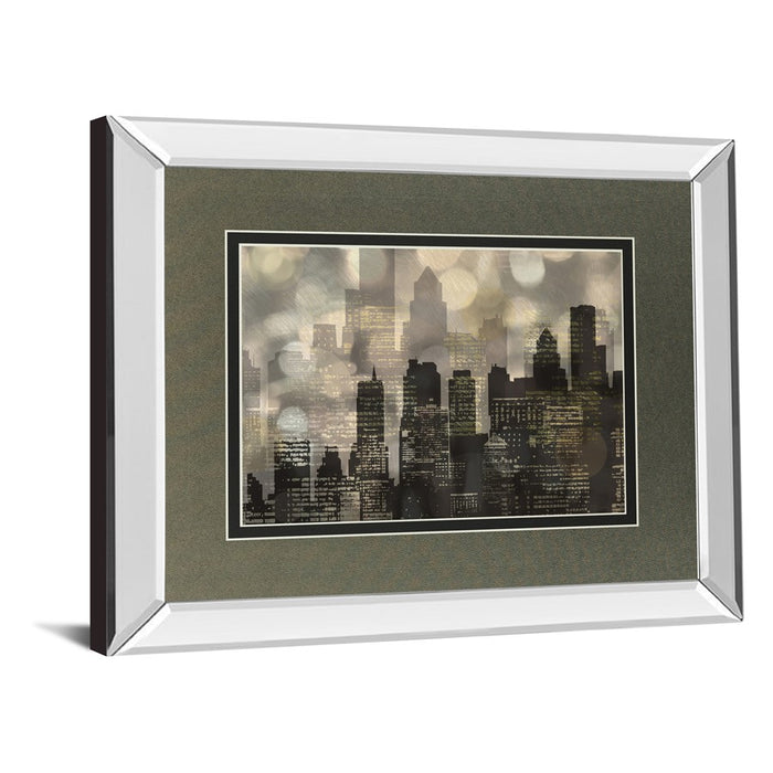 Classy Living City Lights Wall Art 40"x34", Mirrored