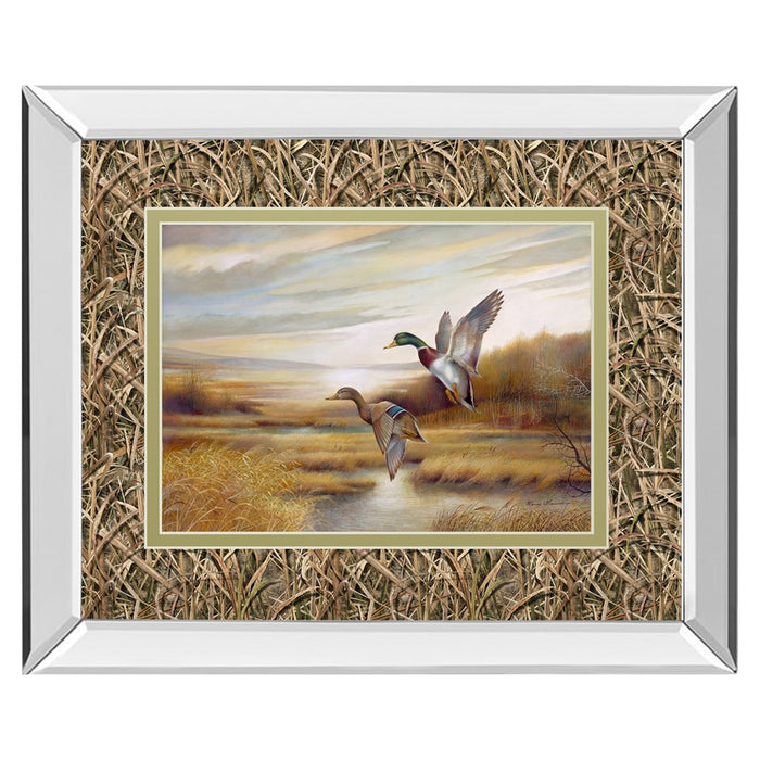 Classy Living Mallard Flight Wall Art 40"x34", Mirrored