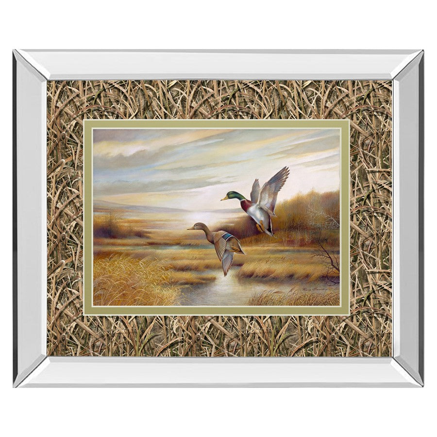 Classy Living Mallard Flight Wall Art 40"x34", Mirrored