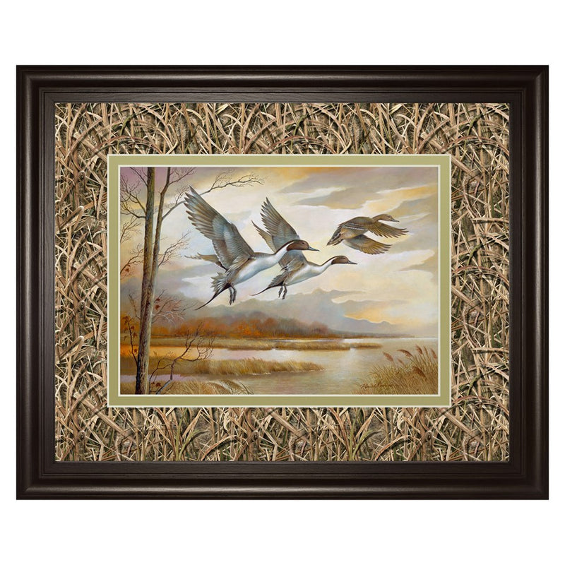 Classy Living WIId Harmony Wall Art Double Mat 40"x34", Brown