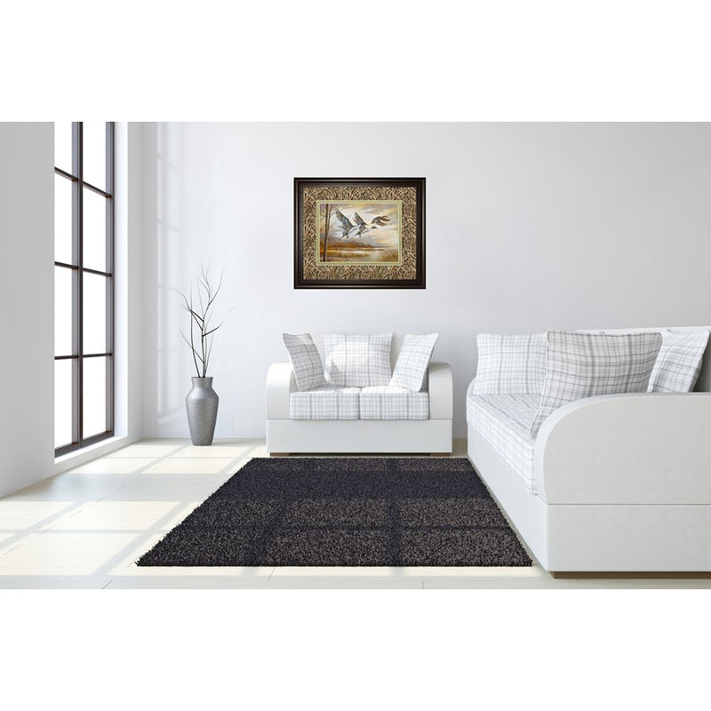 Classy Living WIId Harmony Wall Art Double Mat 40"x34", Brown
